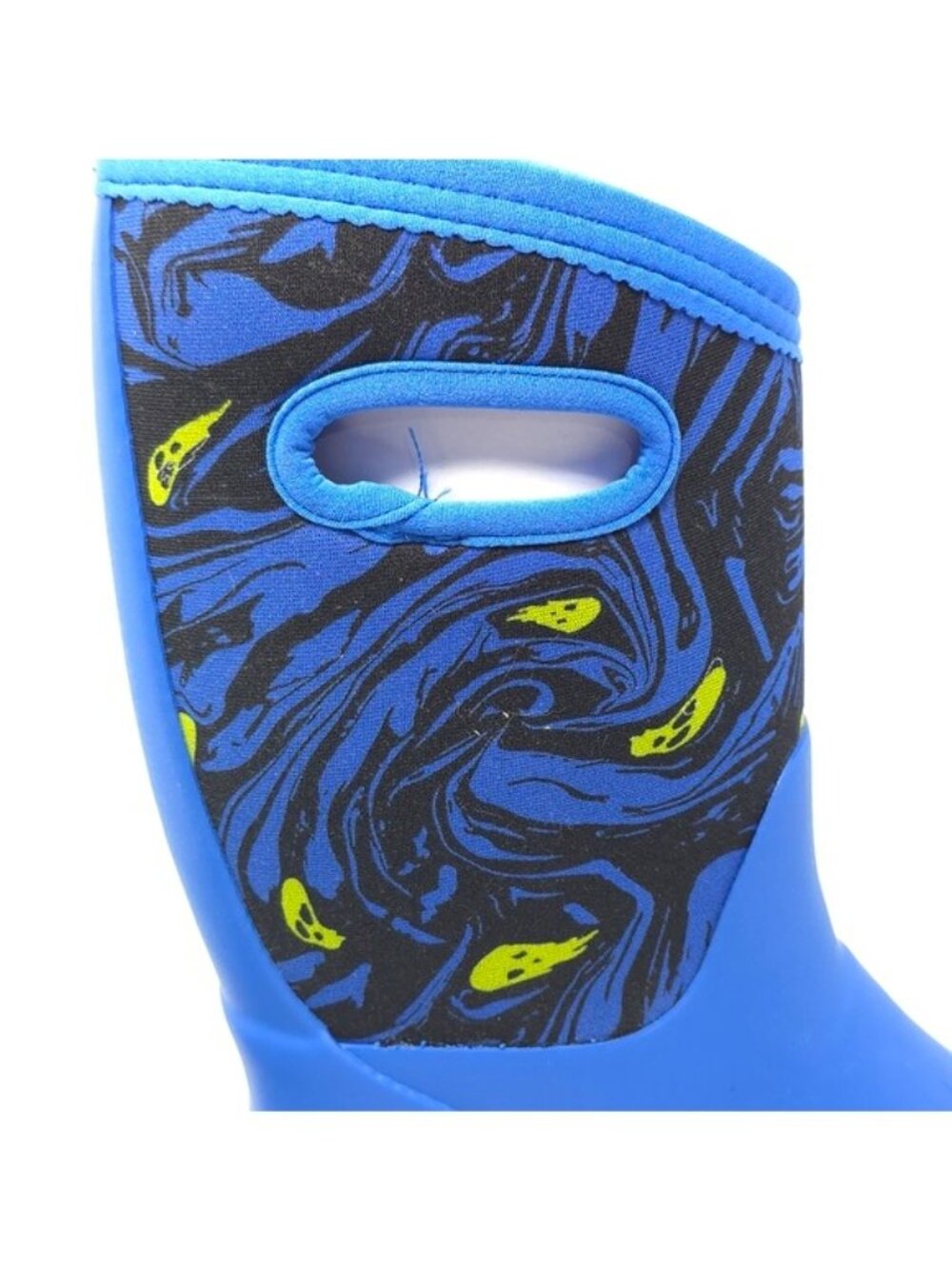 Bogs York Spooky Print Blue Waterproof Rain Boots Kids Little Kid - Picture 10 of 13